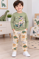 Green Dinosaur Shirt & Trouser - TB-18