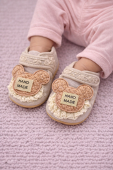 Bear Embroidered Shoes - SG-14