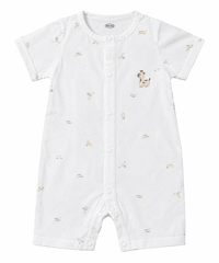 Giraffe White Romper - GR-05
