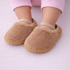 Brown Plush Shoes - SG-11