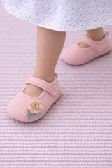 Pink Knitted Shoes - SG-04
