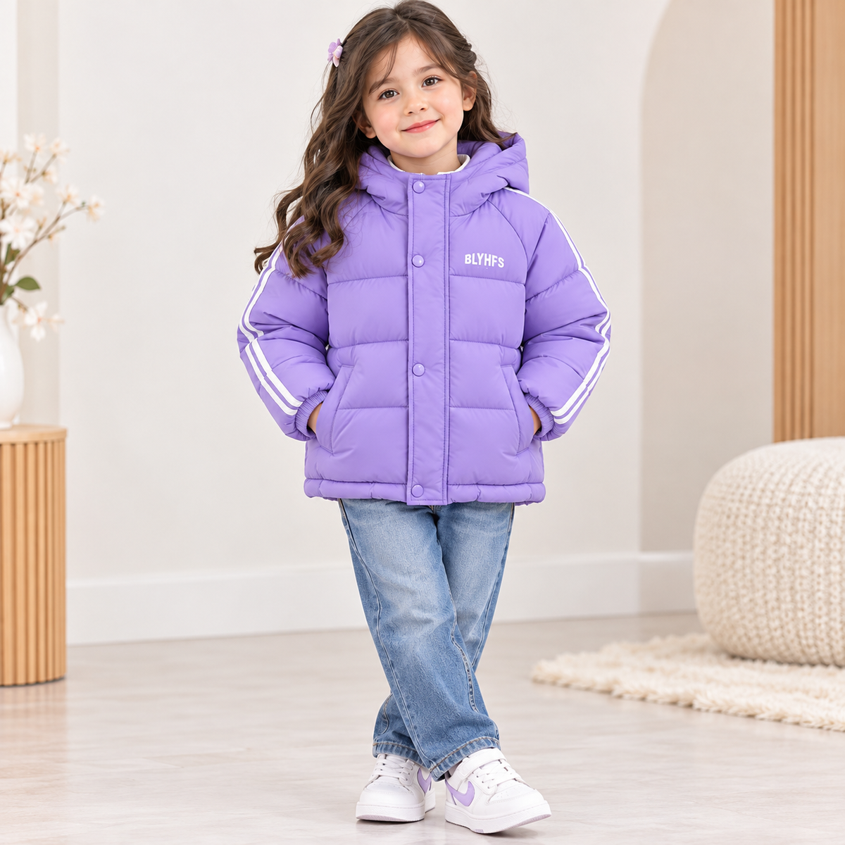 Lavender Puffer Jacket - PG-07