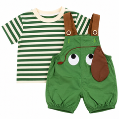 Green 3D Cartoon Romper - RB-07