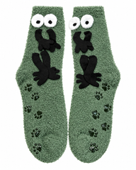 Green Cartoon Socks - WS-14