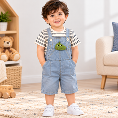 Striped Crocodile Romper - RB-05