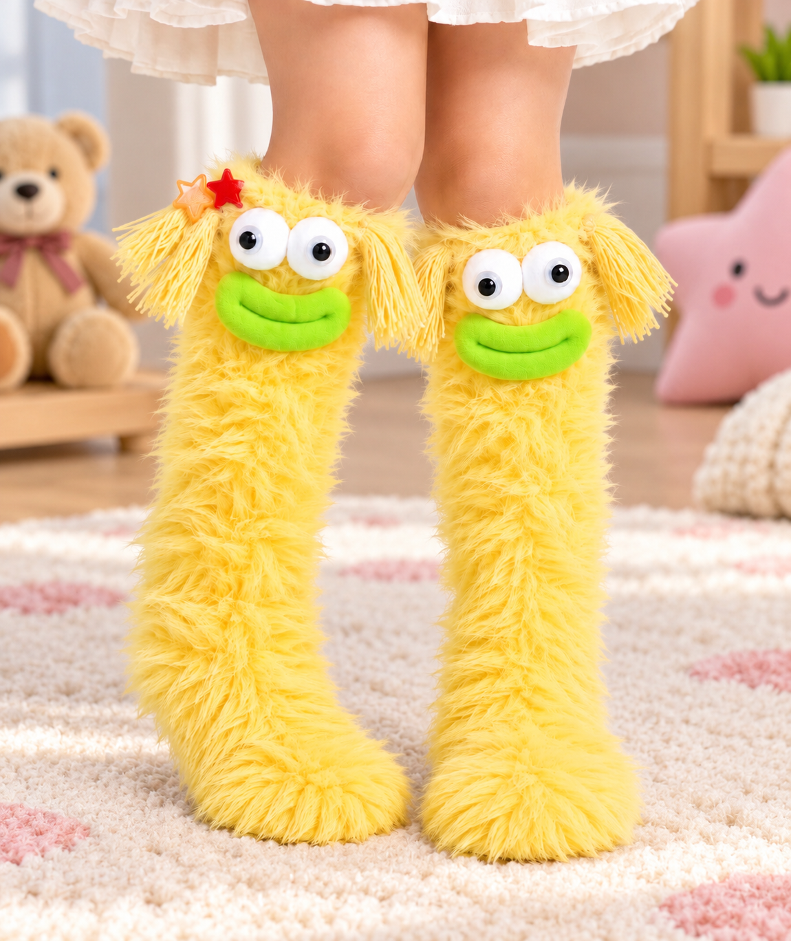 Yellow Funky Socks - WS-02