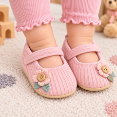 Pink Knitted Shoes - SG-04