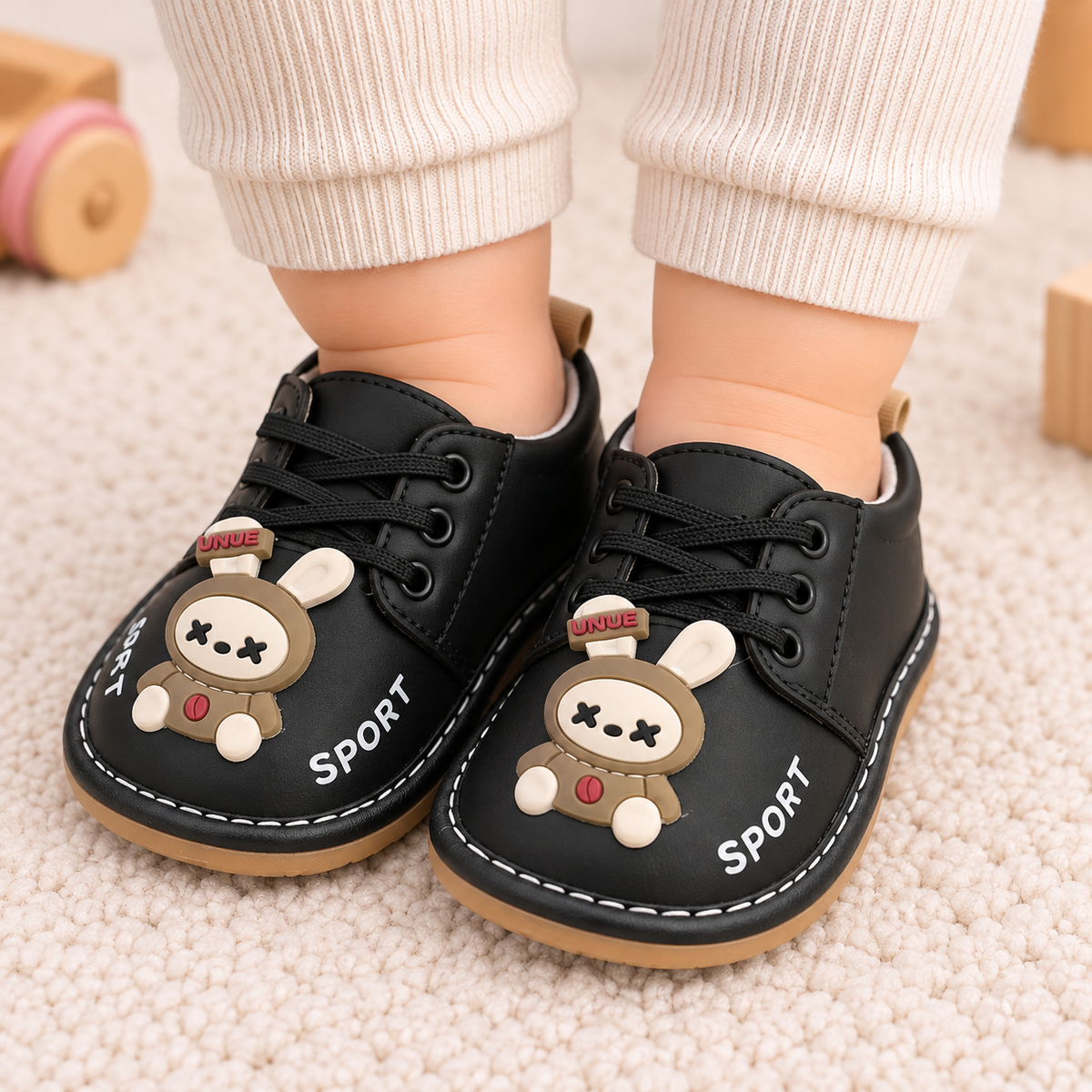 Black Labubo Shoes - SU-09