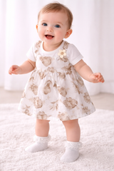 Floral Tie & Dye Frock - FG-05