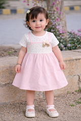 Pink Bow Girl Frock - FG-13