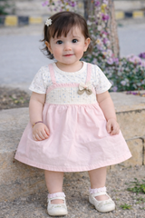 Pink Bow Girl Frock - FG-13