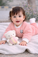 Girls Pink Romper - RG-01