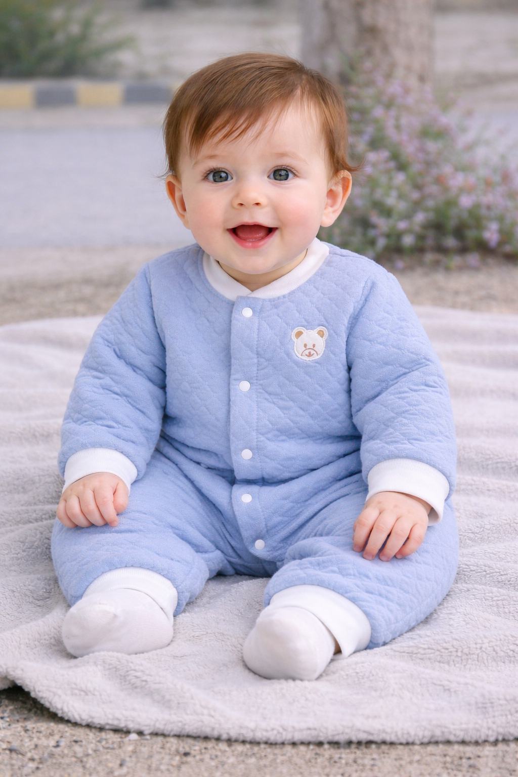 Blue Boys Romper - RB-01
