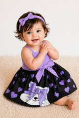 Bow Kitty Frock - FG-20