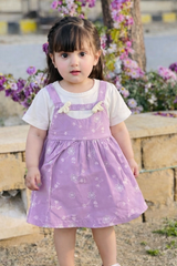 Purple Girls Frock - FG-04