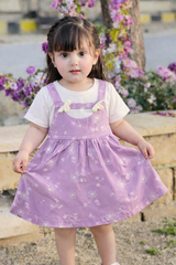 Purple Girls Frock - FG-04
