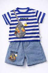 3D Shirt & Denim Shorts - DB-01