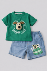 3D Shirt & Denim Shorts - DB-07