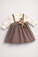 Cartoon Tiger Print Frock - FG-17