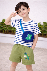 3D Shirt & Denim Shorts - DB-09