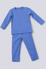 Blue Ribbed Set - TB-02