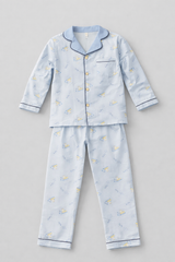 Blue Escavator Nightsuit - NB-03