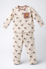 Beige Bear Shirt & Shorts - CB-05