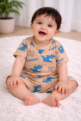 Brown Dino Shirt & Shorts - CB-02