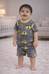 Grey Truck Shirt & Shorts - CB-03