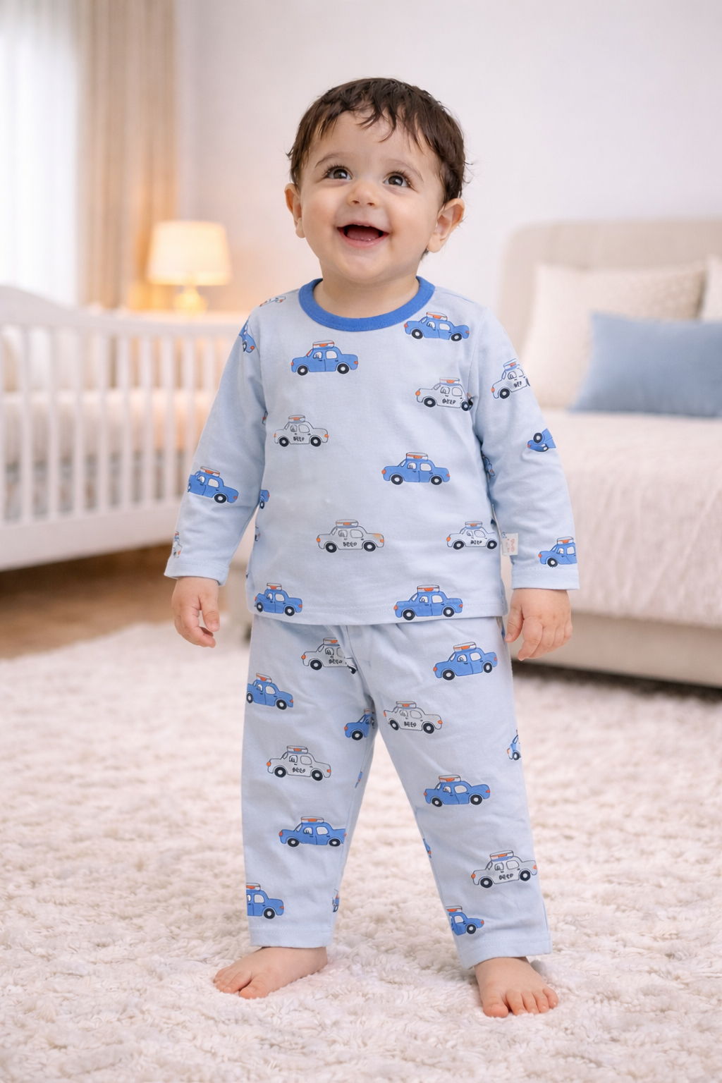Blue Car Shirt & Trouser - CB-08