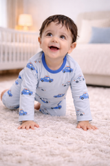 Blue Car Shirt & Trouser - CB-08