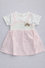 Pink Bow Girl Frock - FG-13