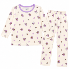 White Cartoon Shirt & Trouser - CG-12