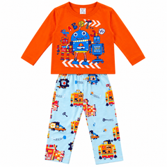 Orange Robot Shirt & Trouser - TB-10