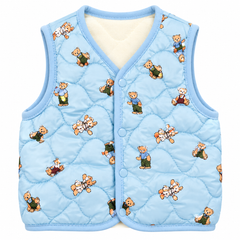 Blue Bear Sleeveless Jacket - SP-04