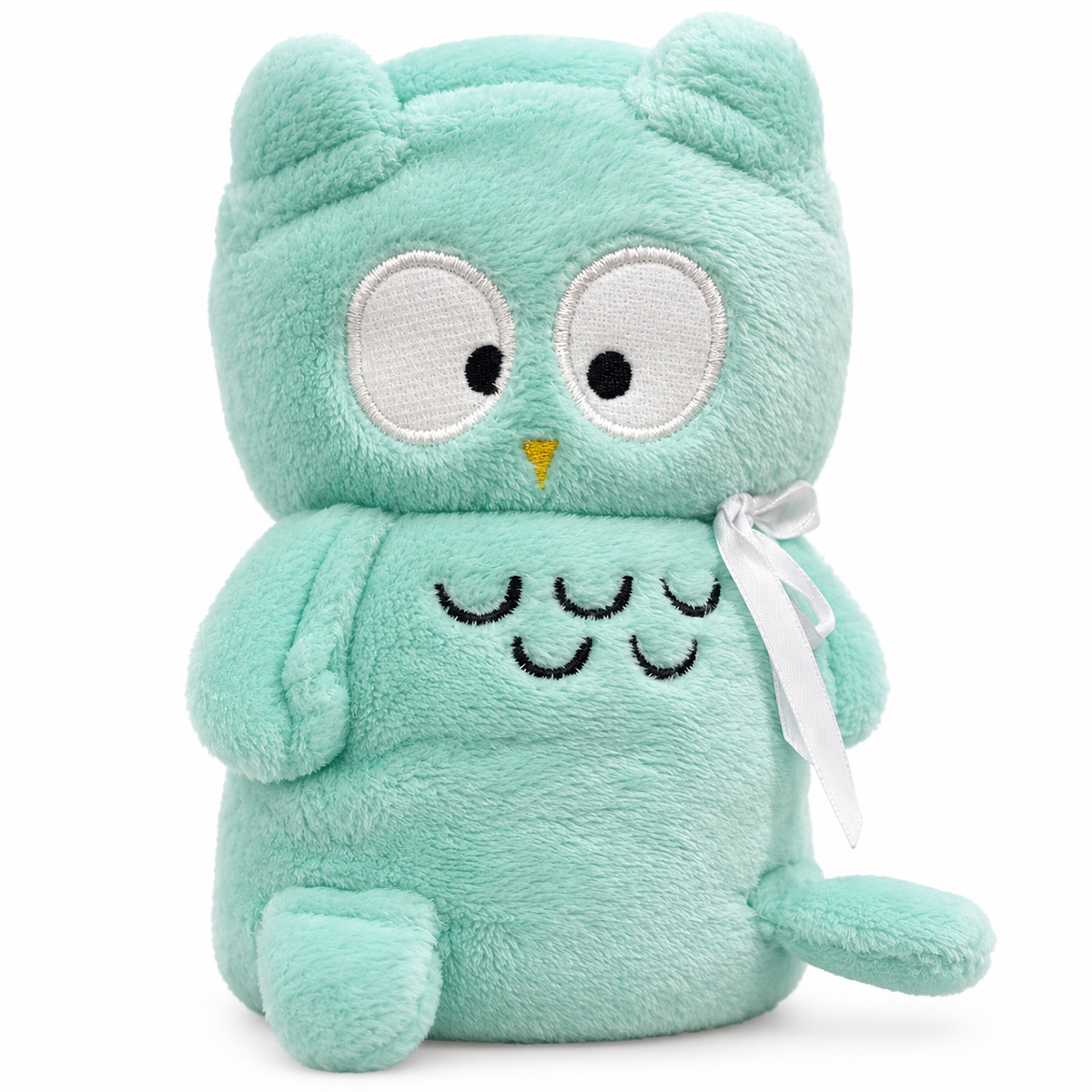 Cyan Owl Fluffy Blanket - BL-06