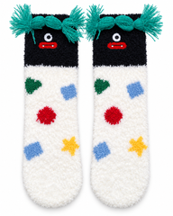 White Funky Socks - WS-16