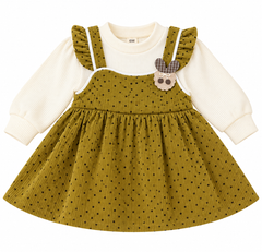 Olive Green Frock - FG-30
