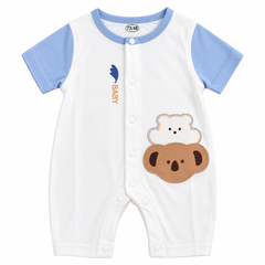 Koala White Romper - BR-01