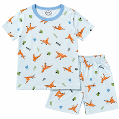 Sky Blue Dinosaur Shirt & Short - CB-11