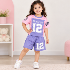 Purple Funky Jersey Set - JG-04