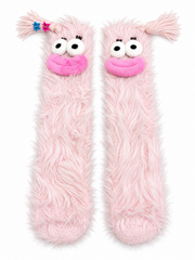 Pink Furry Socks - WS-10