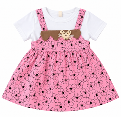Pink Flower Frock - FG-33