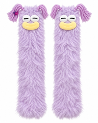 Purple Furry Socks - WS-11