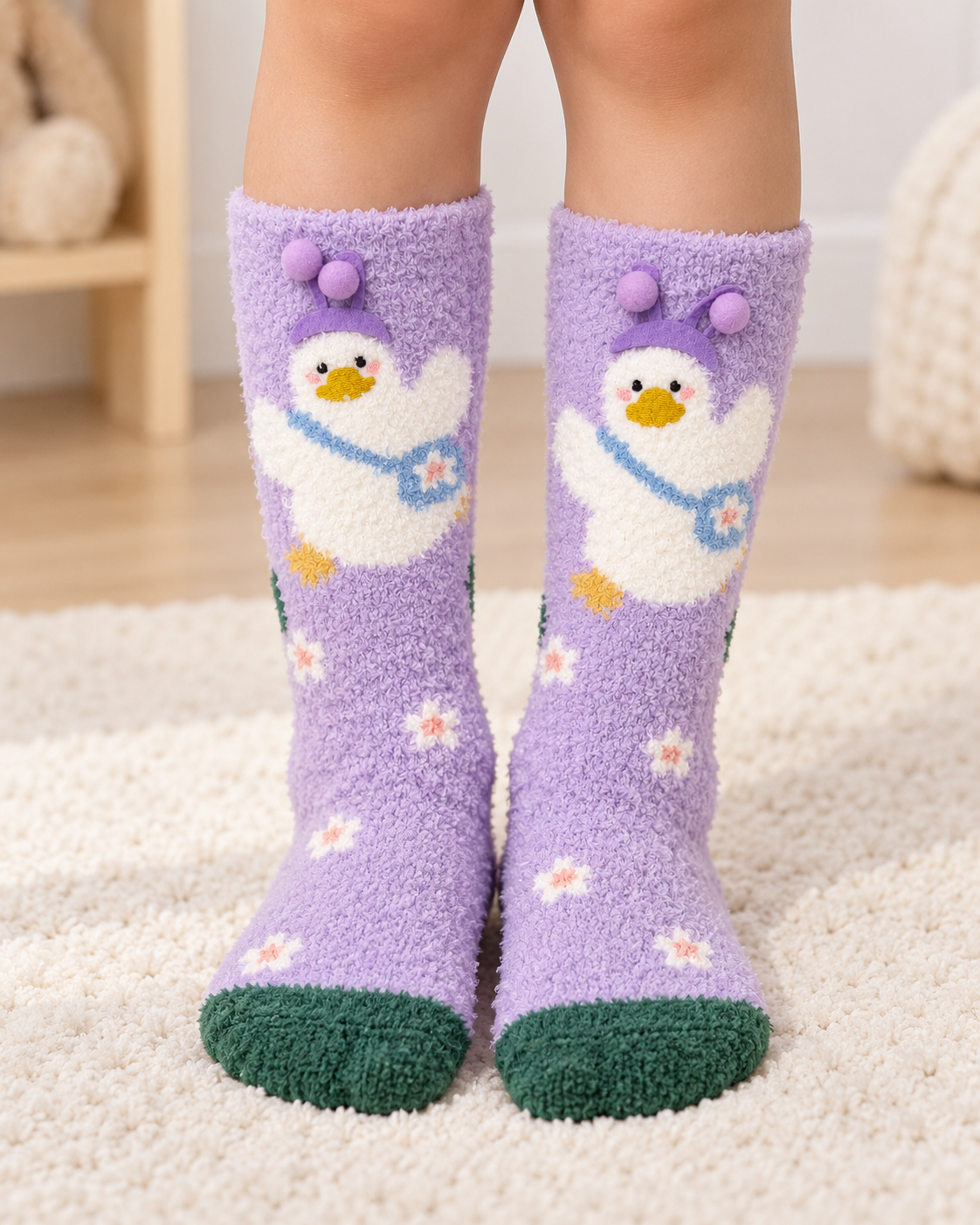 Purple Penguin Socks - WS-21