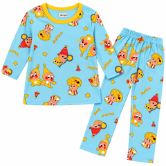 Sky Blue Funky Shirt & Trouser - TB-16