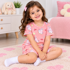 Pink Rabbit Shirt & Shorts - CG-17
