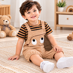 Brown 3D Cartoon Romper - RB-09