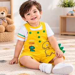 Yellow Dinosaur Romper - RB-03