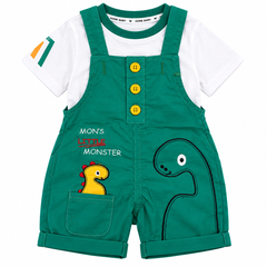 Green Dinosaur Romper - RB-02